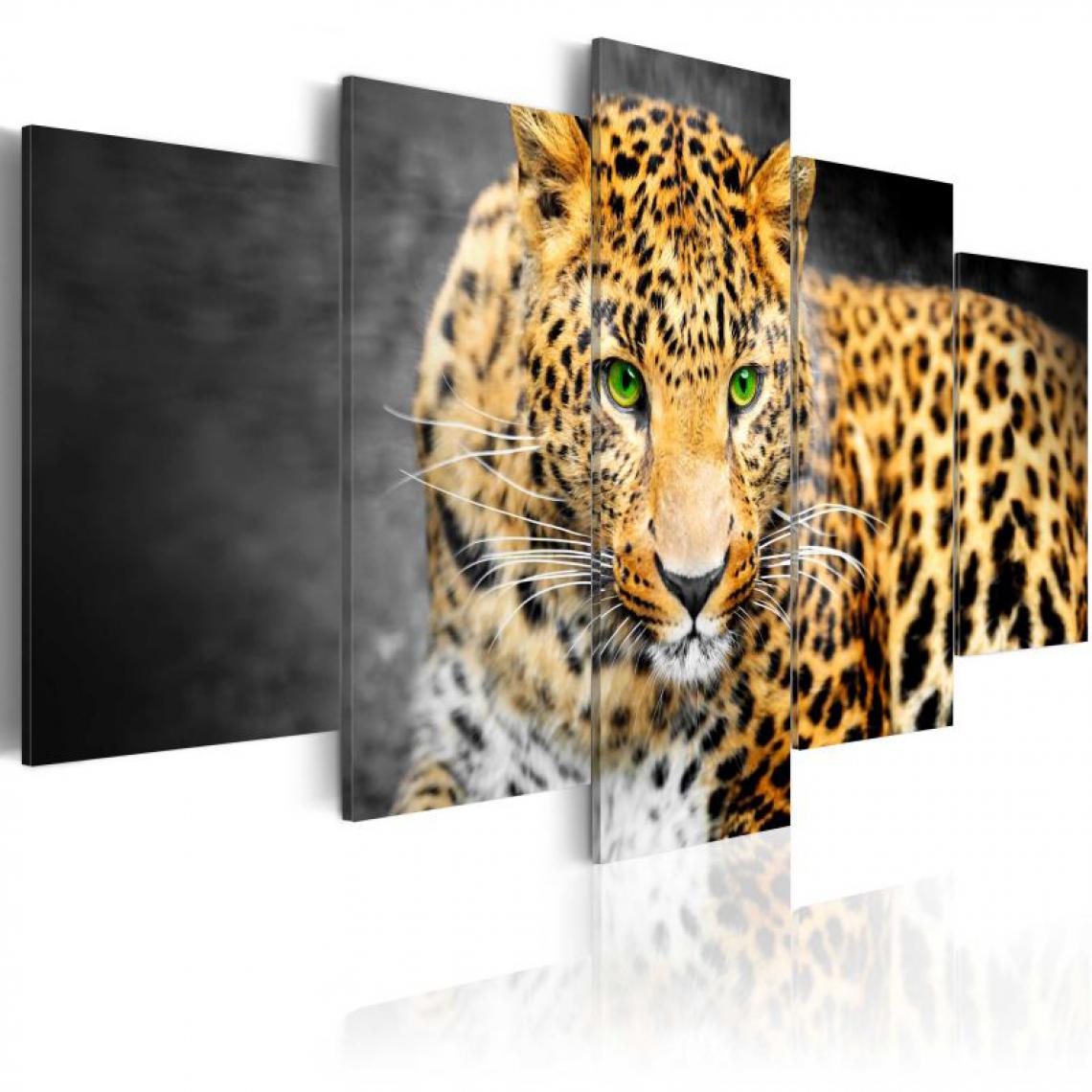 Artgeist - Tableau - Green-eyed leopard .Taille : 200x100 - Tableaux, peintures
