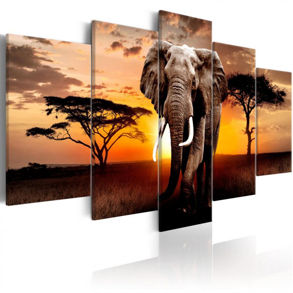 Artgeist - Tableau - Elephant Migration .Taille : 100x50 - Tableaux, peintures