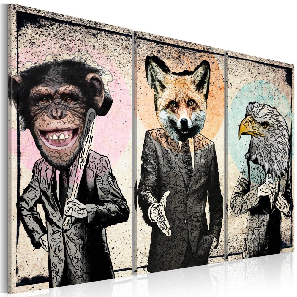 Bimago - Tableau - Affaires simiennes - Décoration, image, art | Art urbain | - Tableaux, peintures