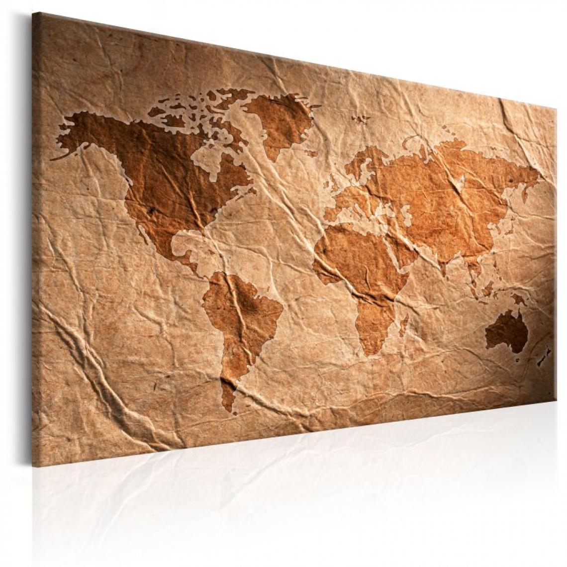 Artgeist - Tableau - Paper Map .Taille : 120x80 - Tableaux, peintures