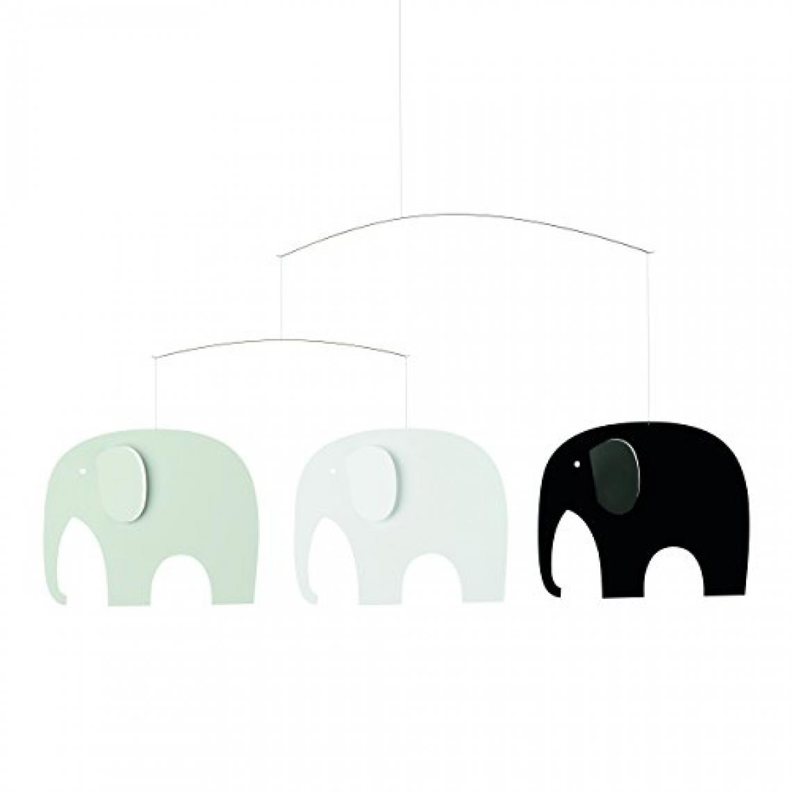 Flensted - Flensted Mobiles Elephant party noir/blanc/gris - Objets déco