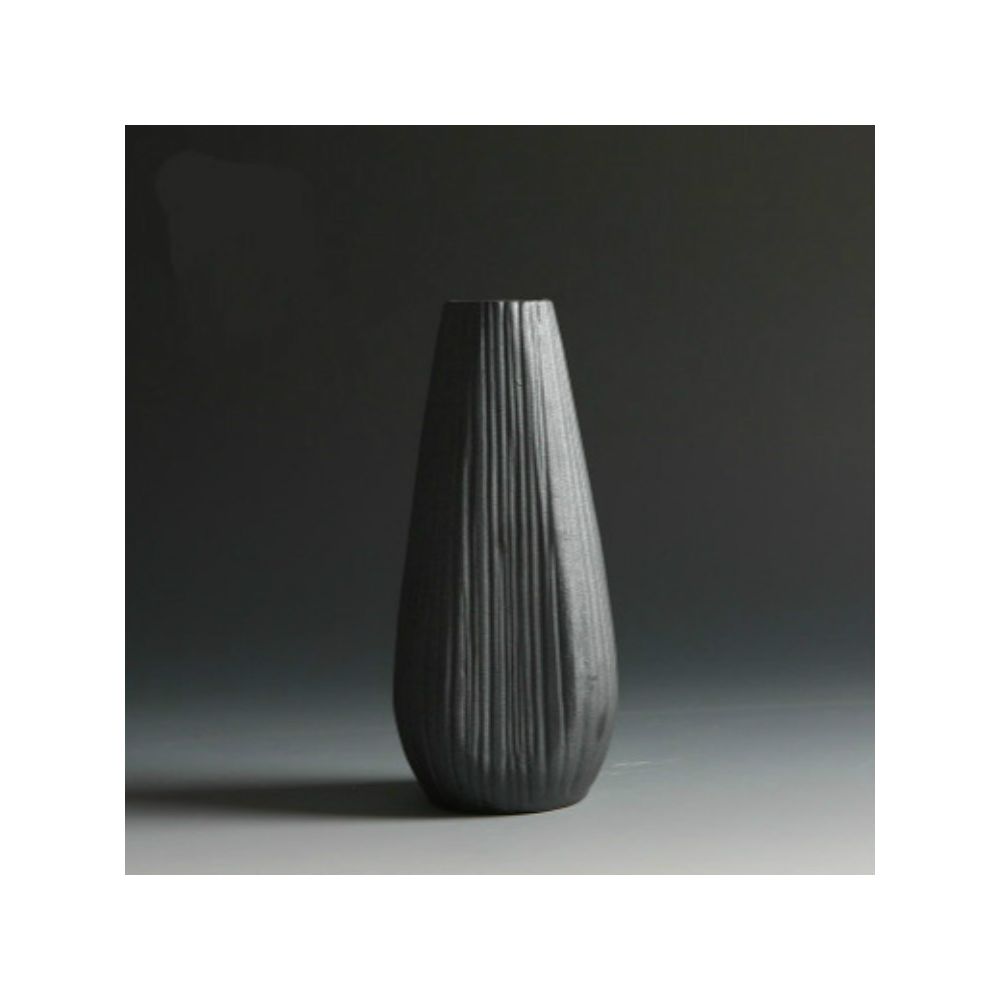 Wewoo - Vase en céramique fait à la main rétro dégradé de noirestyle bouteille européenne - Vases