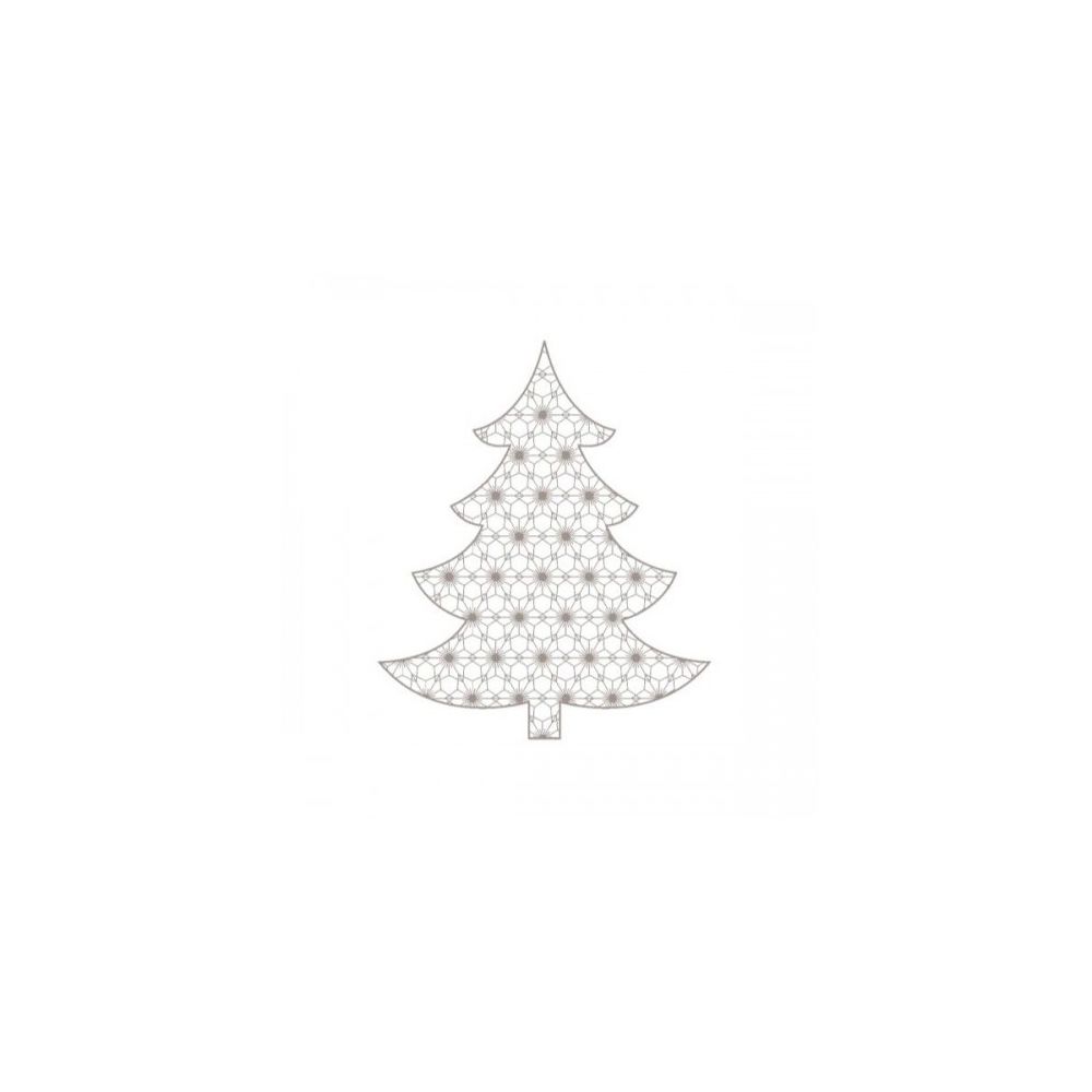 Artemio - Tampon bois - Sapin de Noël - Décorations de Noël