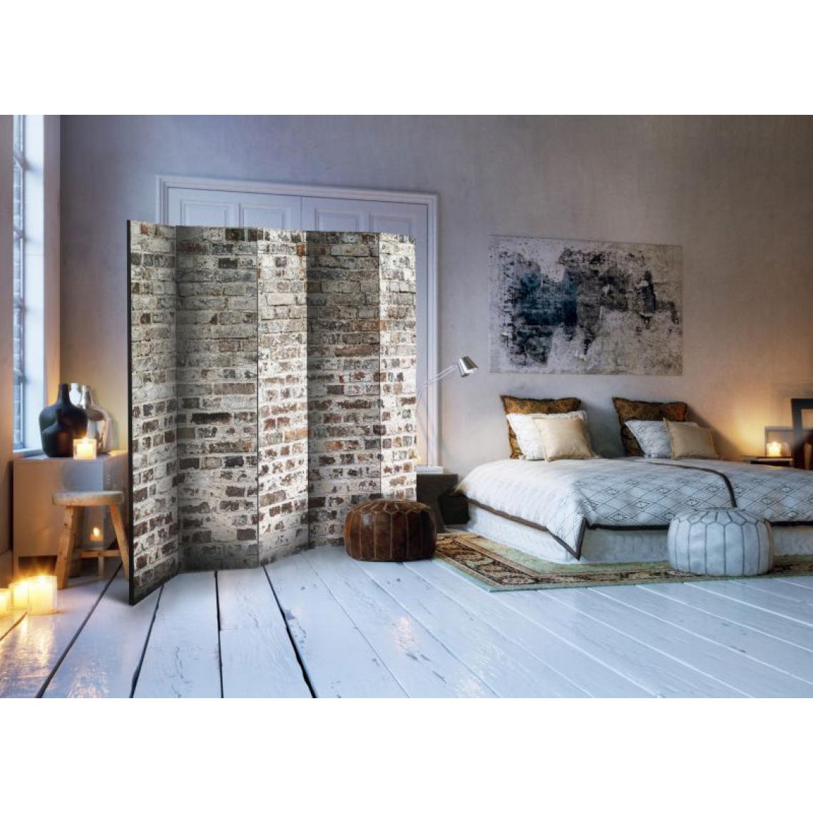 Artgeist - Paravent 5 volets - Old Walls II [Room Dividers] .Taille : 225x172 - Paravents