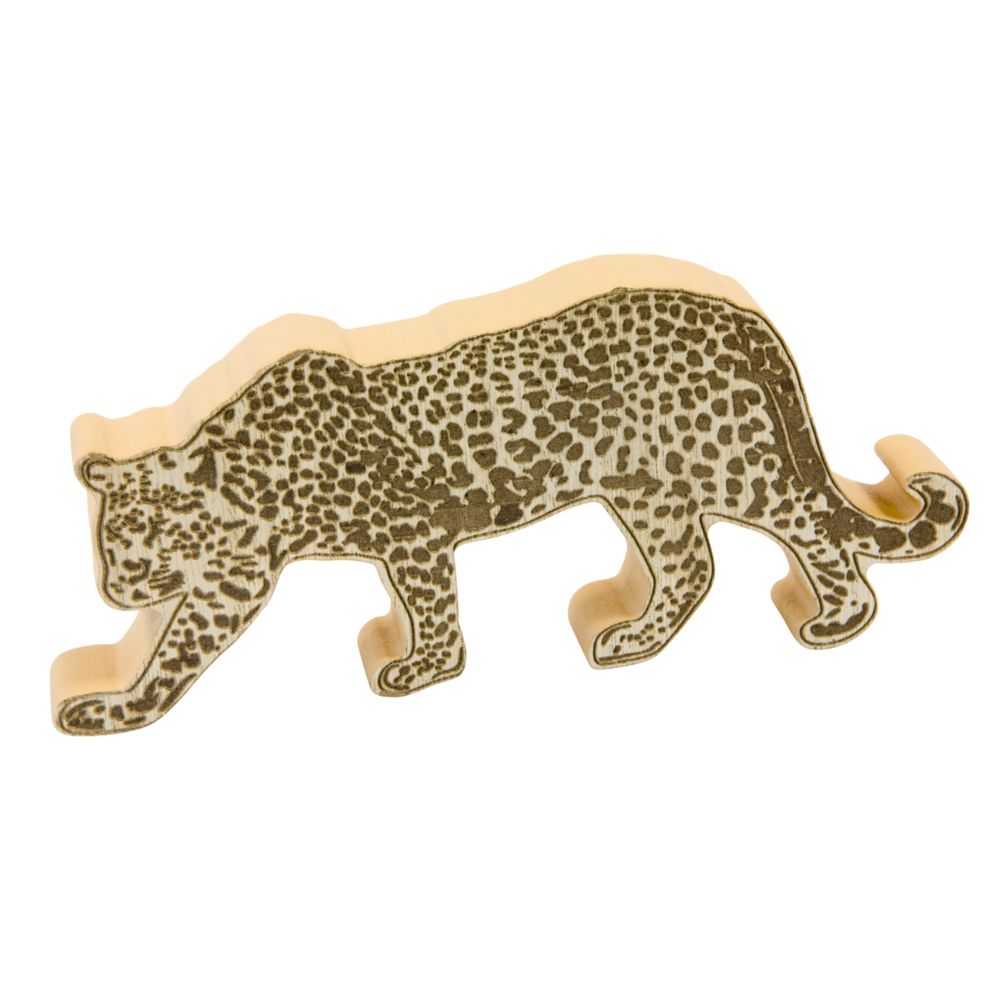 Visiodirect - Décor de table leopard double face - 15,5 x 7 cm - Objets déco