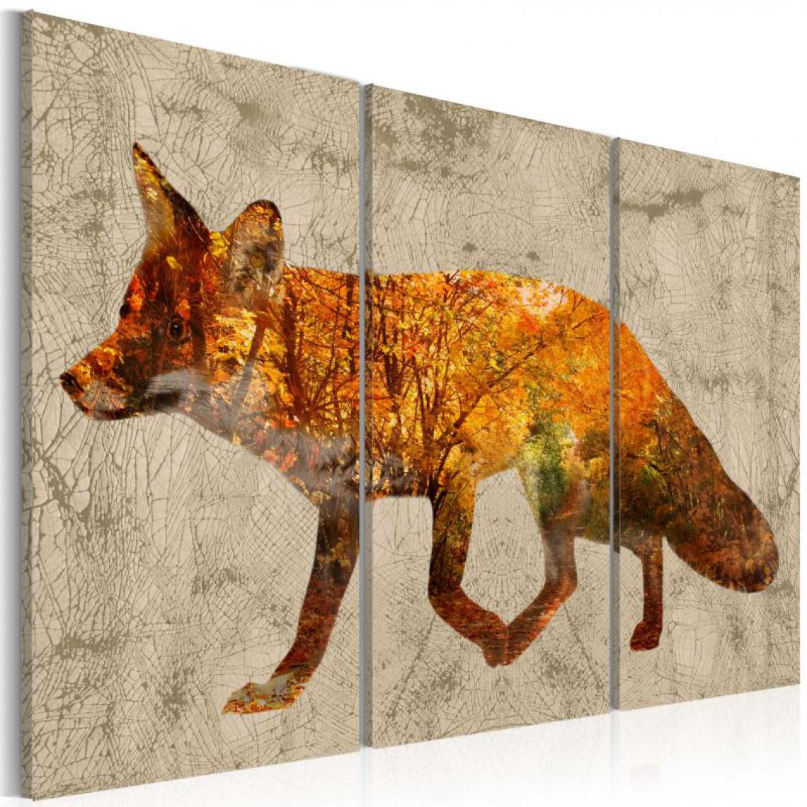 Artgeist - Tableau - Fox in The Wood .Taille : 60x40 - Tableaux, peintures