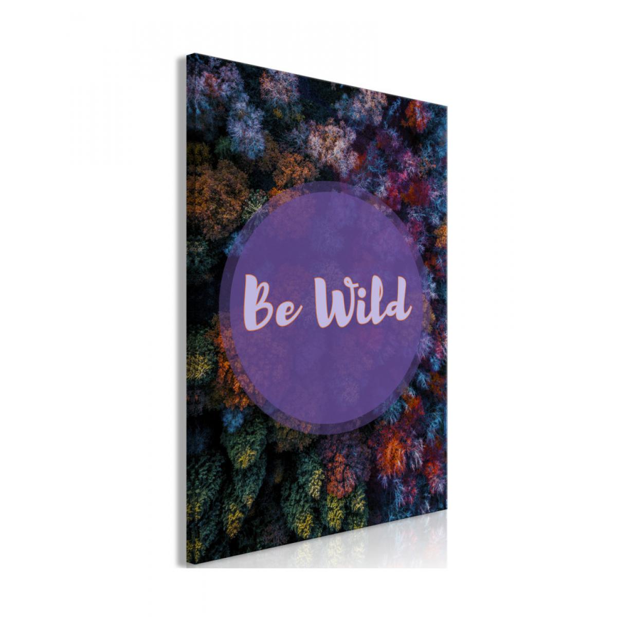 Artgeist - Tableau - Be Wild (1 Part) Vertical 40x60 - Tableaux, peintures