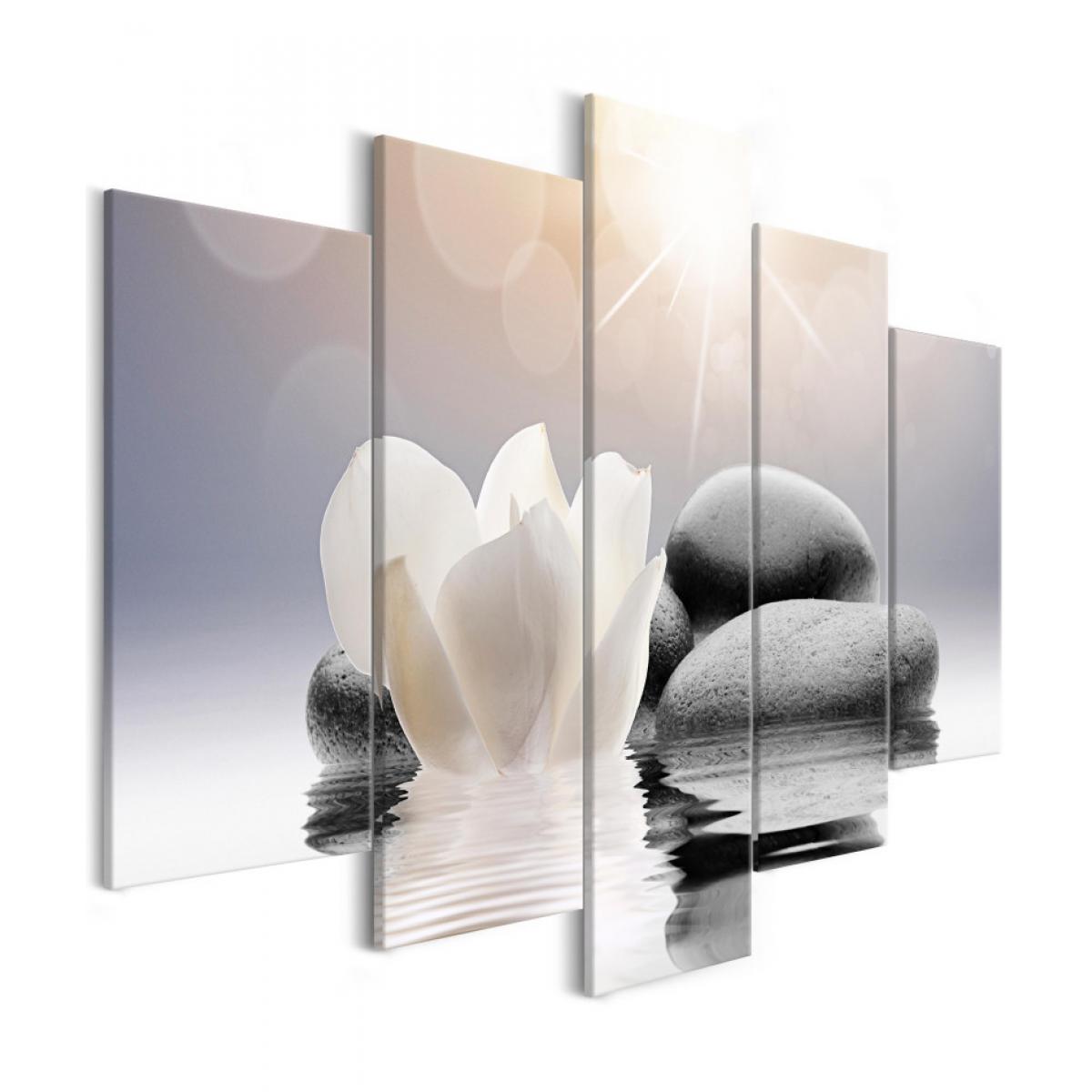 Artgeist - Tableau - Natural Lightness (5 Parts) Wide 100x50 - Tableaux, peintures