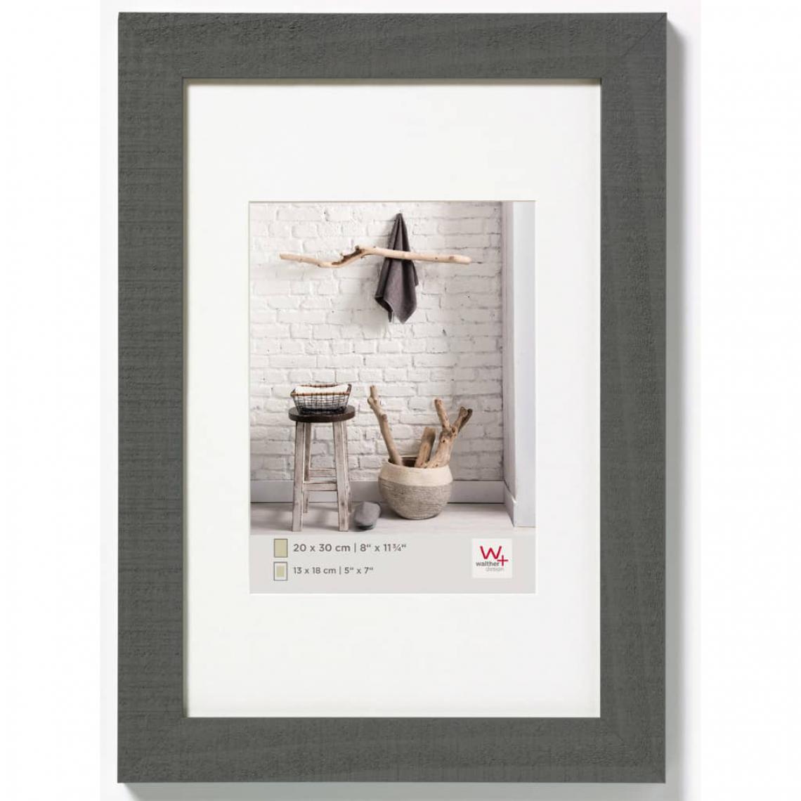 Walther - Walther Design Cadre photo Home 30x40 cm Gris - Cadres, pêle-mêle