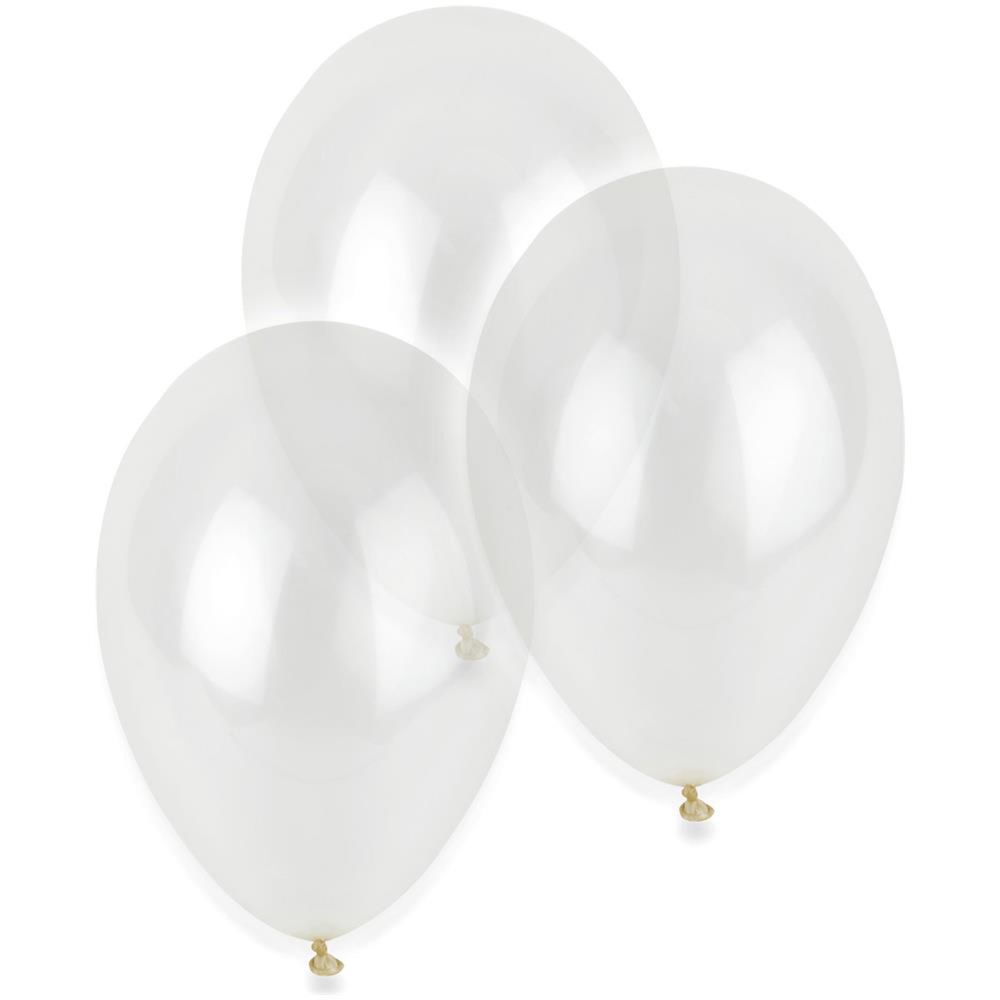 Visiodirect - Sachet de 10 ballons transparents en Latex - 27 Cm - Objets déco