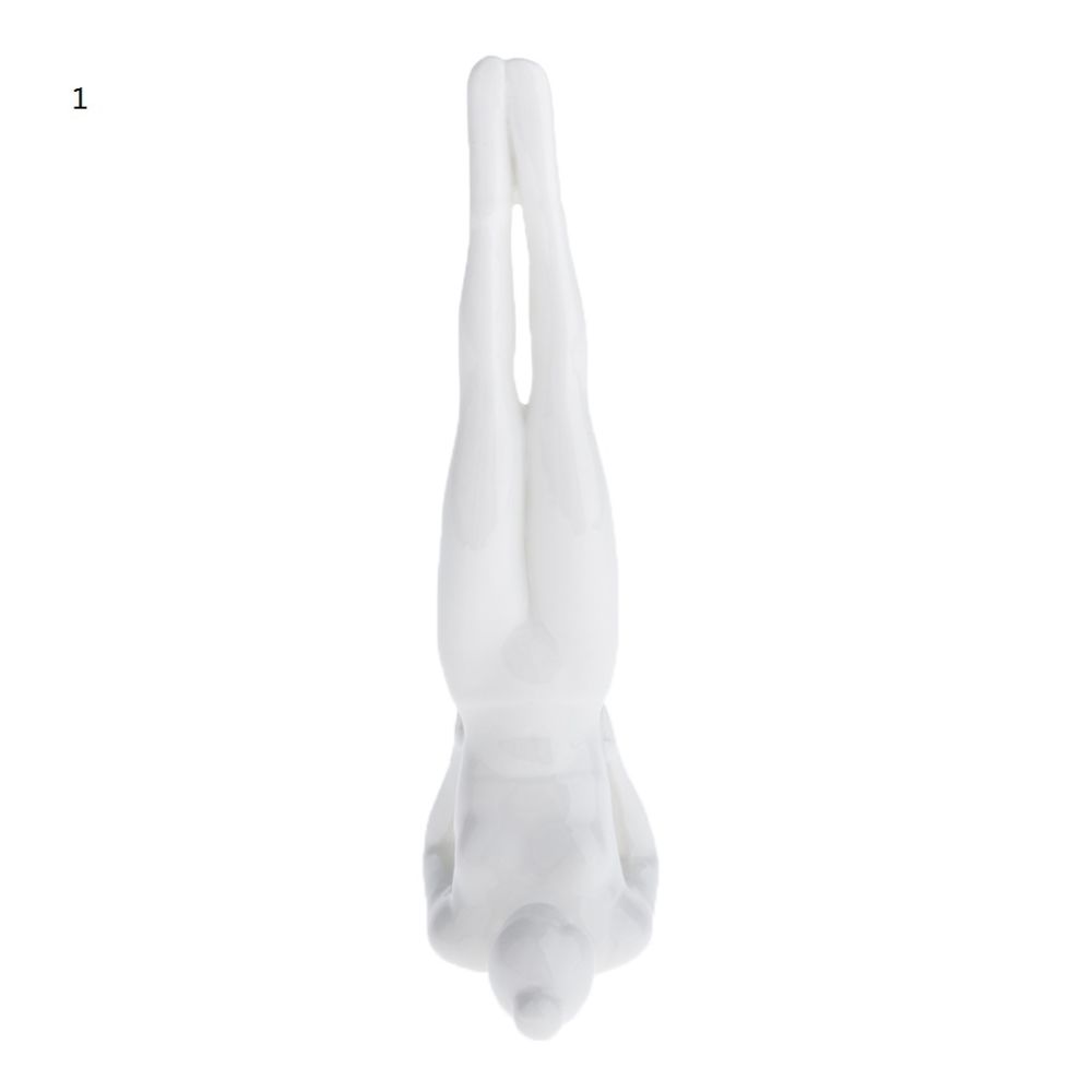 marque generique - Moderne Simple Créatif Yoga Fille Décoration En Céramique Artisanat Ornement 1 - Statues