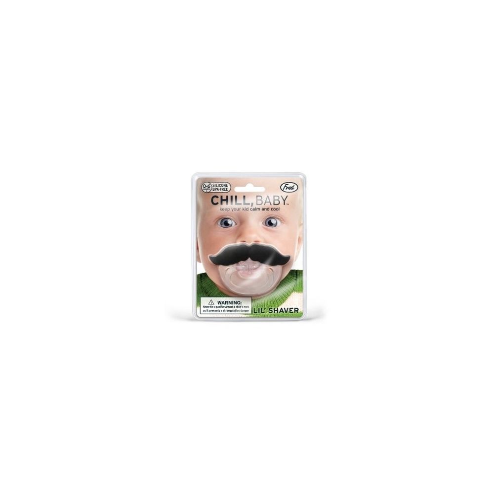 marque generique - Tétine moustache by Bitten - Sucette fun - Objets déco
