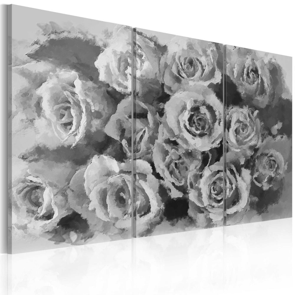 Bimago - Tableau - Douze roses - Triptyque - Décoration, image, art | - Tableaux, peintures