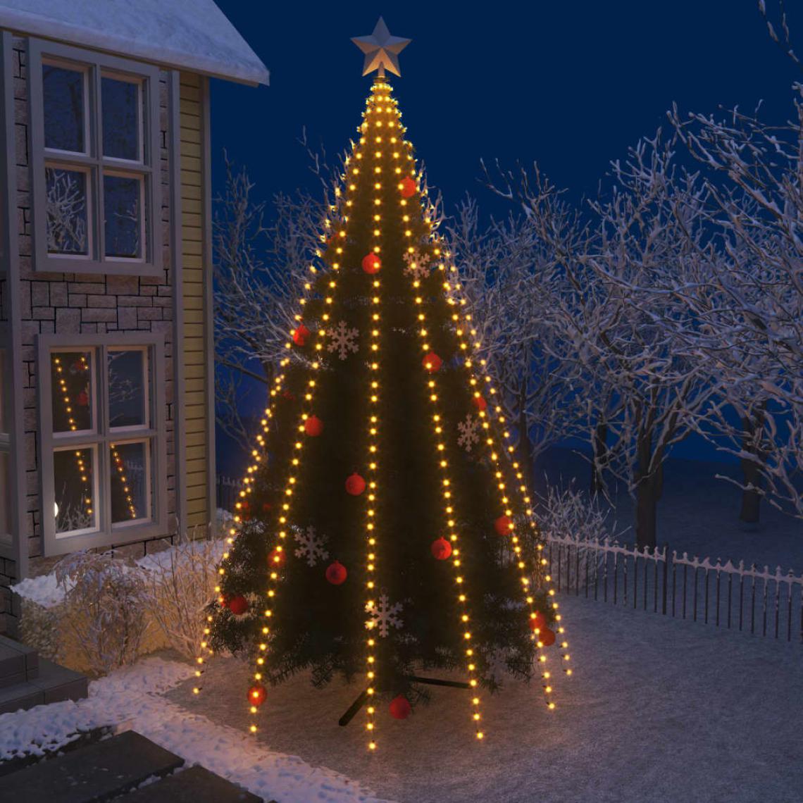 Icaverne - Moderne Luminaires reference La Valette Guirlande lumineuse filet d'arbre de Noël 500 LED IP44 500 cm - Décorations de Noël