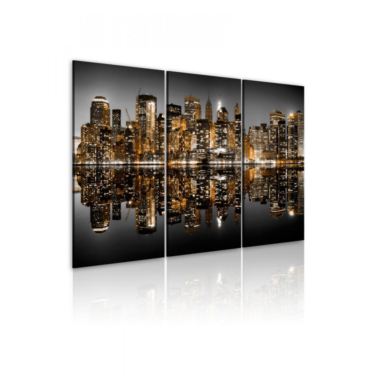 Artgeist - Tableau - Mer de lumières - New York 60x40 - Tableaux, peintures