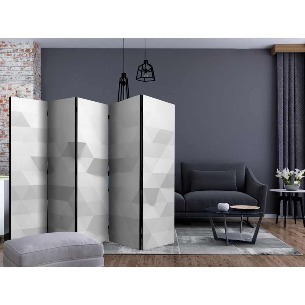marque generique - 225x172 Paravent 5 volets Paravents 5 volets Inedit Harmony of Triangles II [Room Dividers] - Paravents