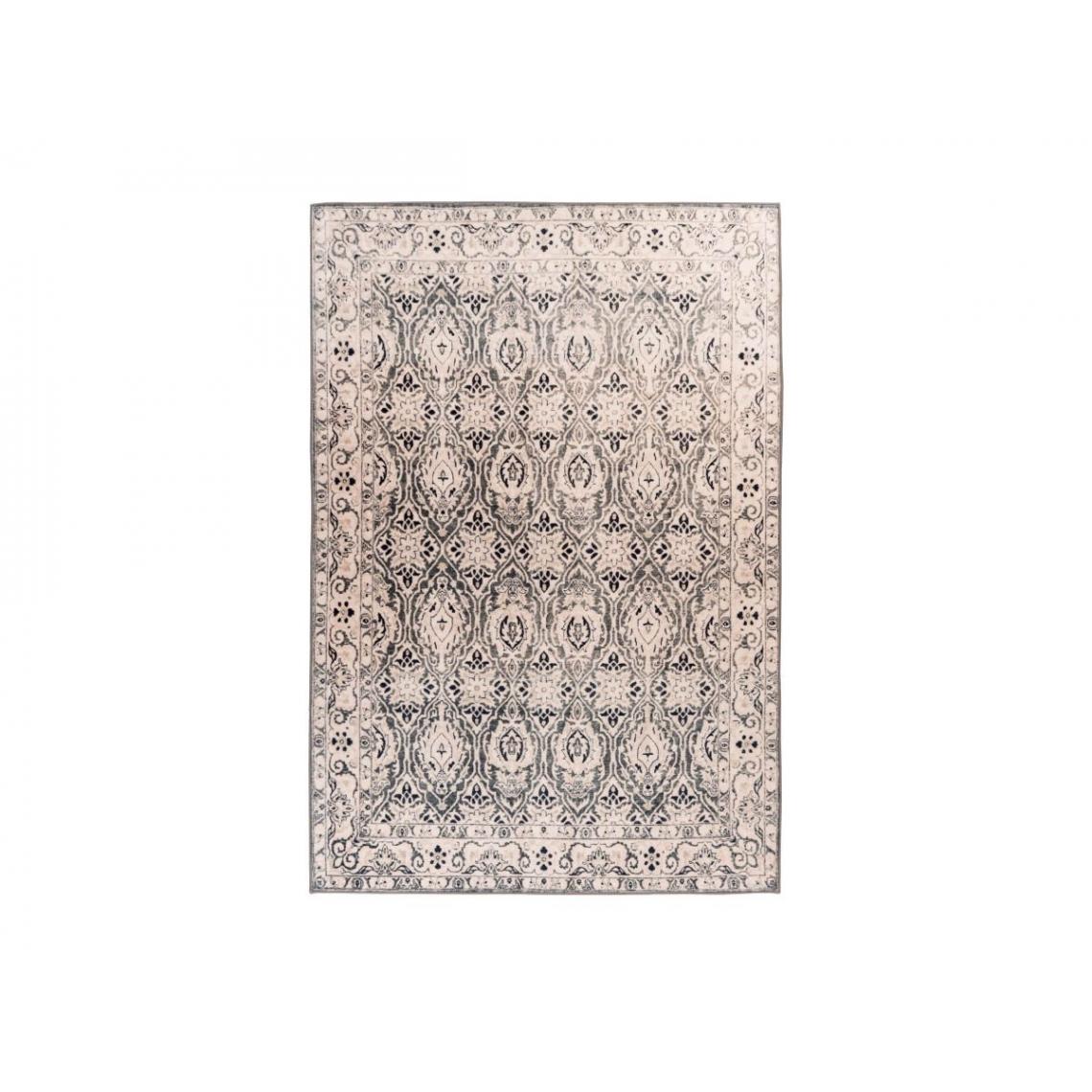 Bobochic - BOBOCHIC Tapis poil court rectangulaire CALORA motif oriental Beige 200x290 - Tapis