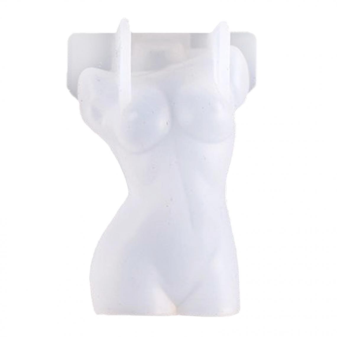 marque generique - 3D Bougie Moules Femmes Hommes Torse Savon Moule Figurine Artisanat Moules Modèle 8 - Bougies