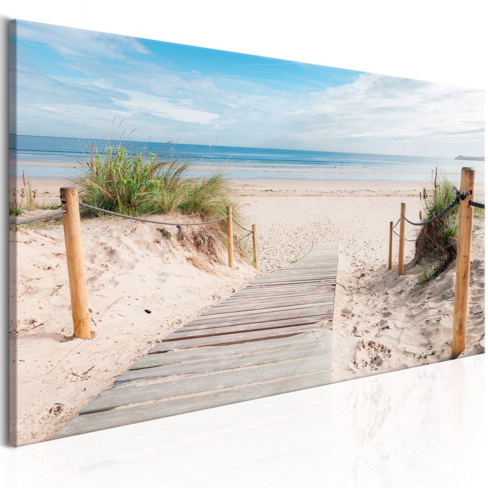 Bimago - Tableau - Charming Beach - Décoration, image, art | Paysages | Paysage marin | - Tableaux, peintures