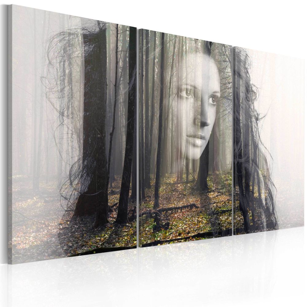 Bimago - Tableau - Nymphe de la forêt - Décoration, image, art | Personnages | Femme | - Tableaux, peintures