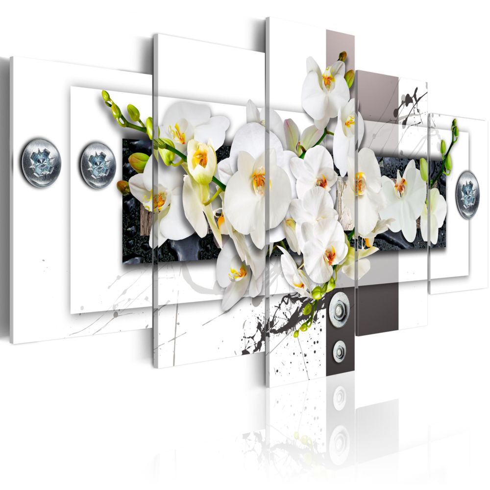 Bimago - Tableau - Mechanical Orchid - Décoration, image, art | Fleurs | Orchidées | - Tableaux, peintures