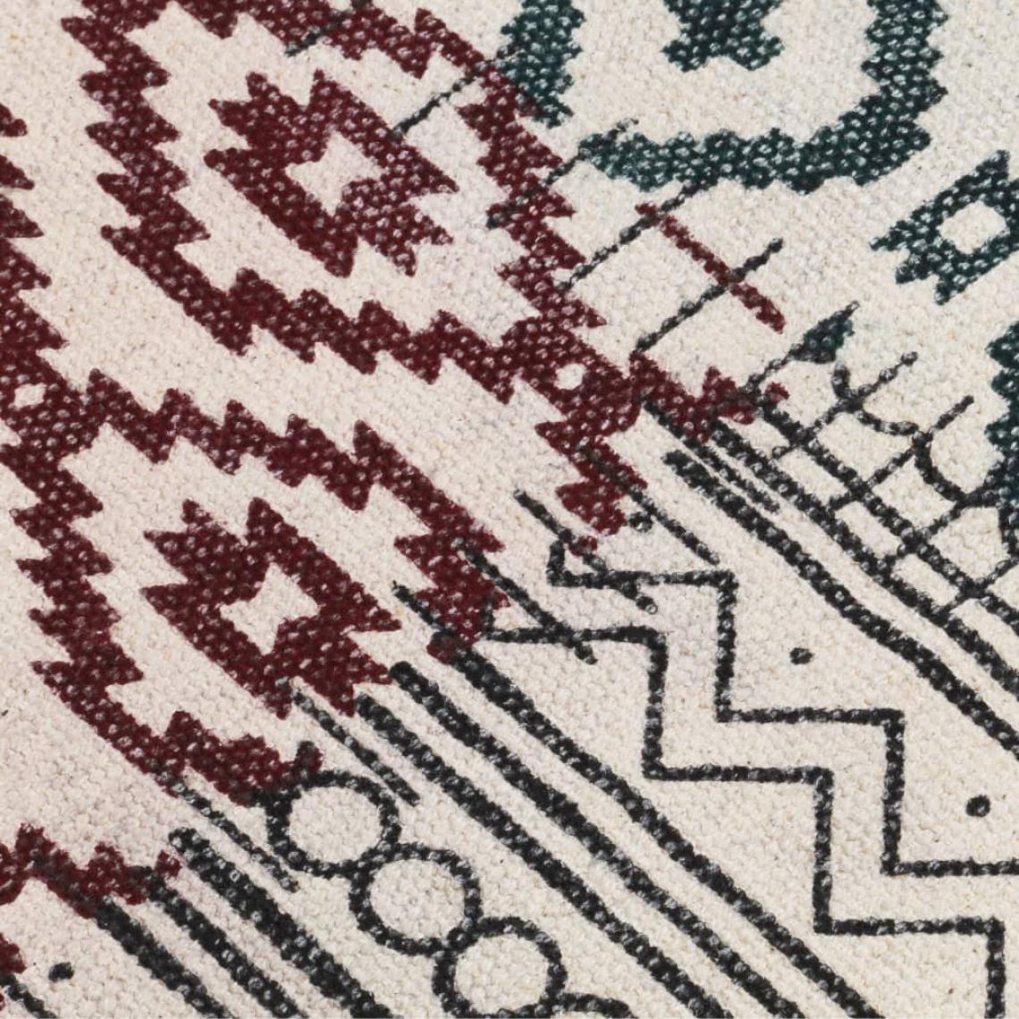 Icaverne - Icaverne - Petits tapis reference Tapis tissé à la main Coton 120x180 cm Imprimé Multicolore - Tapis