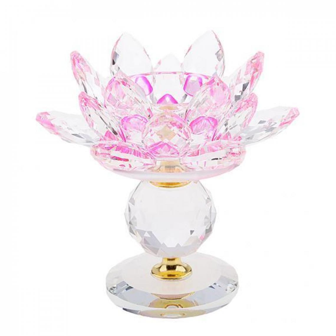 marque generique - Bougeoir en cristal de Lotus - Bougeoirs, chandeliers