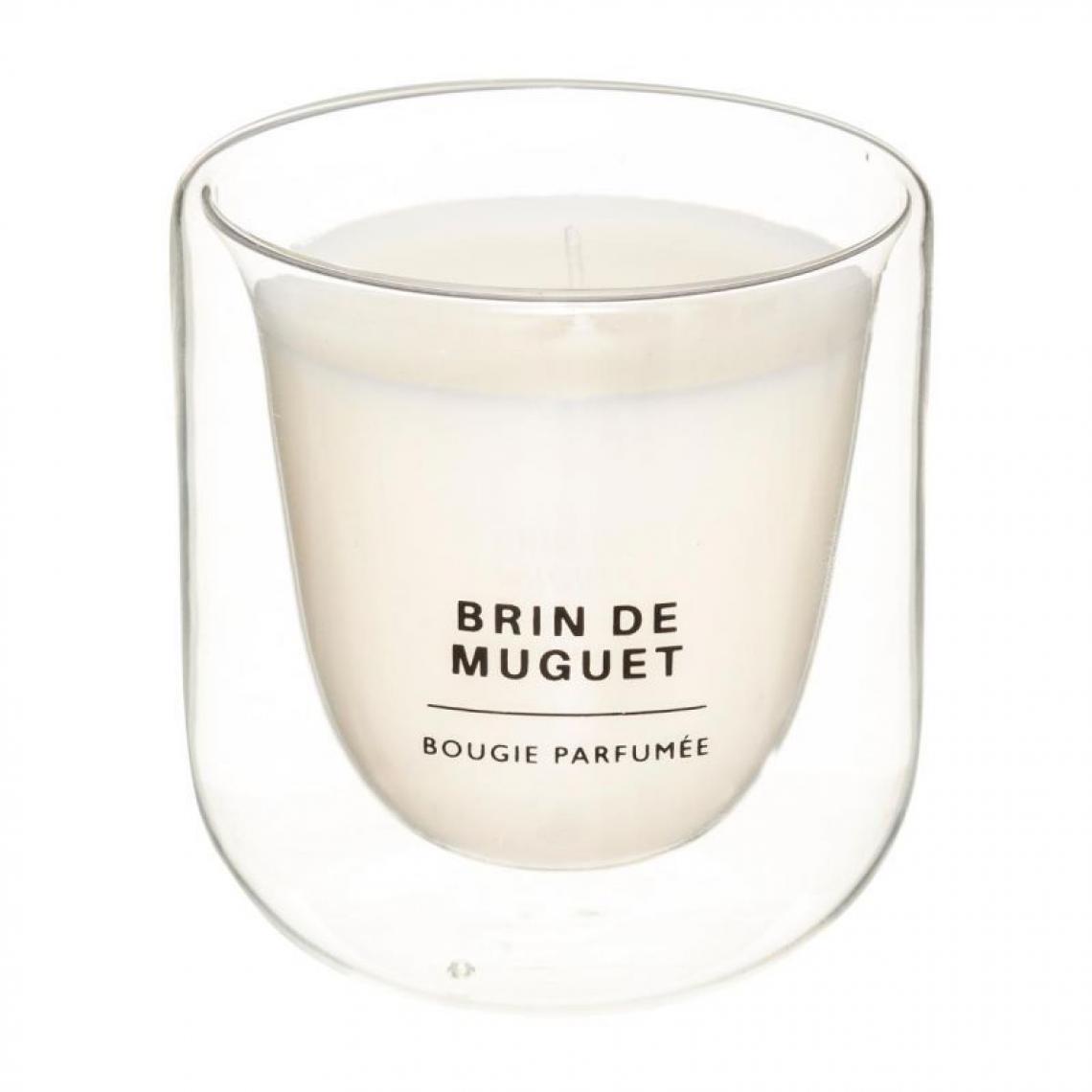 Atmosphera, Createur D'Interieur - Atmosphera - Bougie Parfumée Brin de Muguet Pot en verre 130 G - Bougies