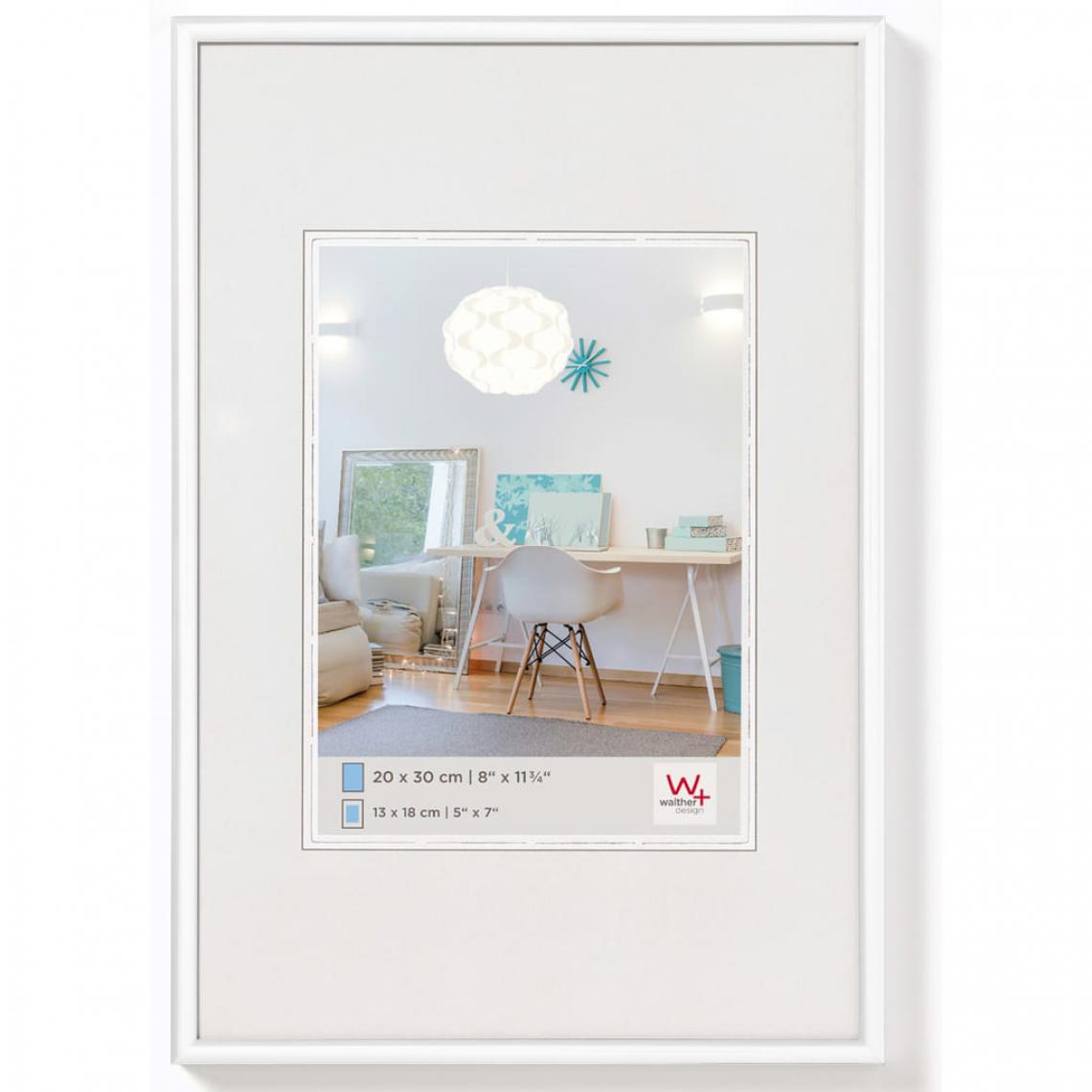 Walther - Walther Design Cadre photo New Lifestyle 60x90 cm Blanc - Cadres, pêle-mêle