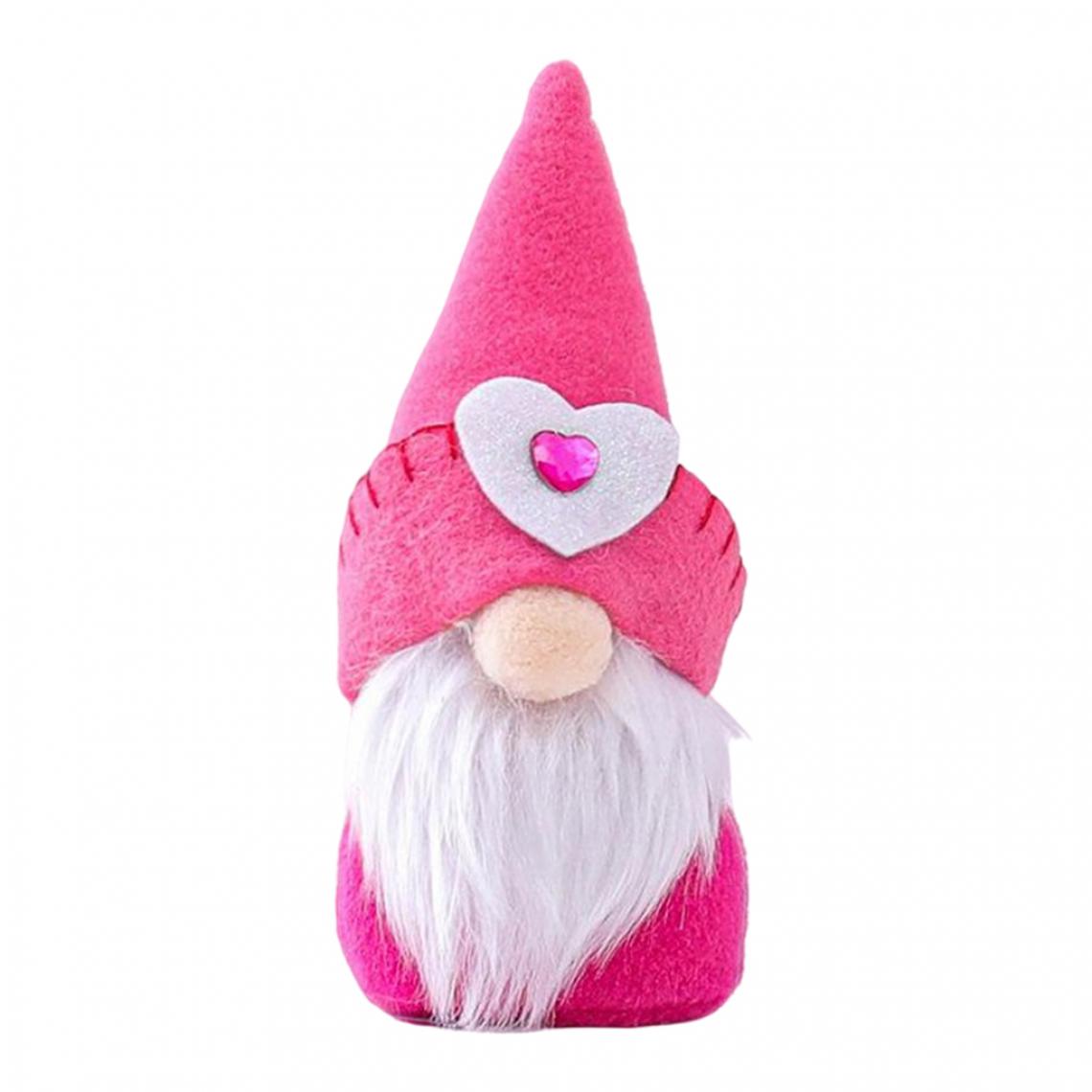 marque generique - Saint Valentin Noël Santa Gnomes Peluche Tomte Doll Home Gift Rouge - Décorations de Noël