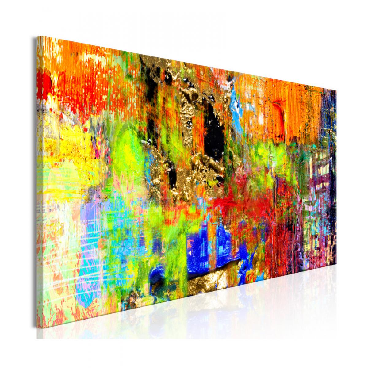 Artgeist - Tableau - Colourful Abstraction (1 Part) Narrow 120x40 - Tableaux, peintures