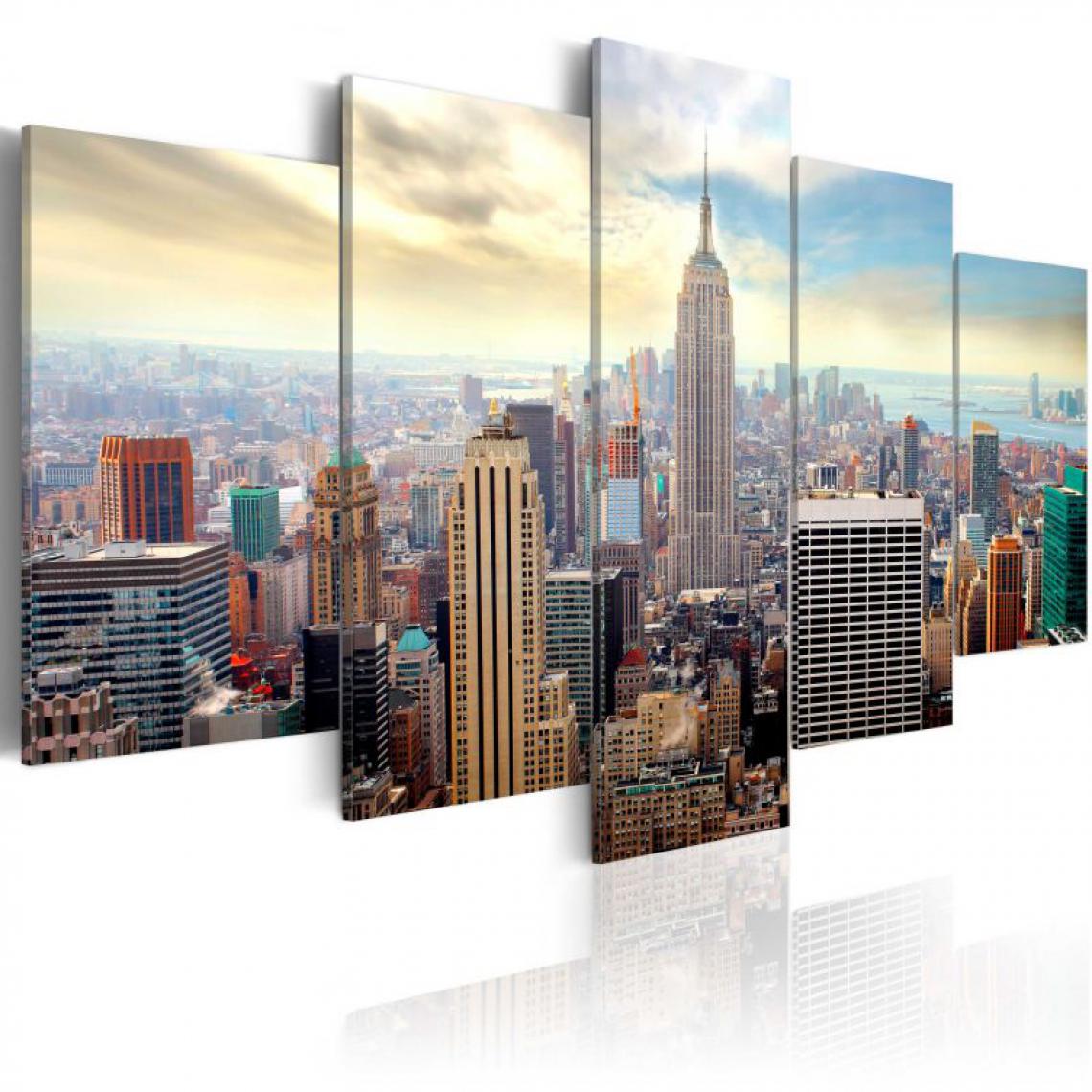 Artgeist - Tableau - Morning in New York City .Taille : 200x100 - Tableaux, peintures