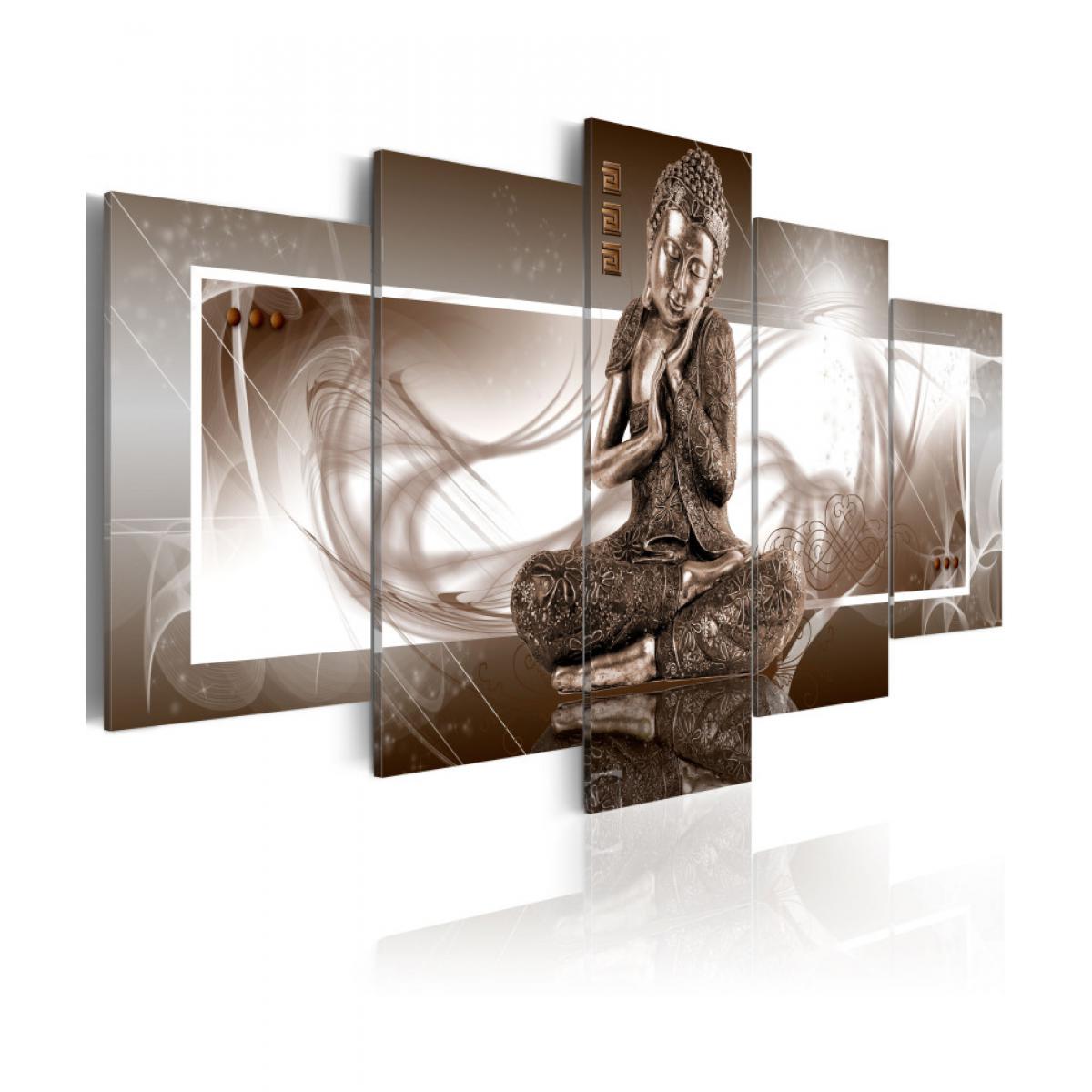 Artgeist - Tableau - Bouddha méditant 200x100 - Tableaux, peintures