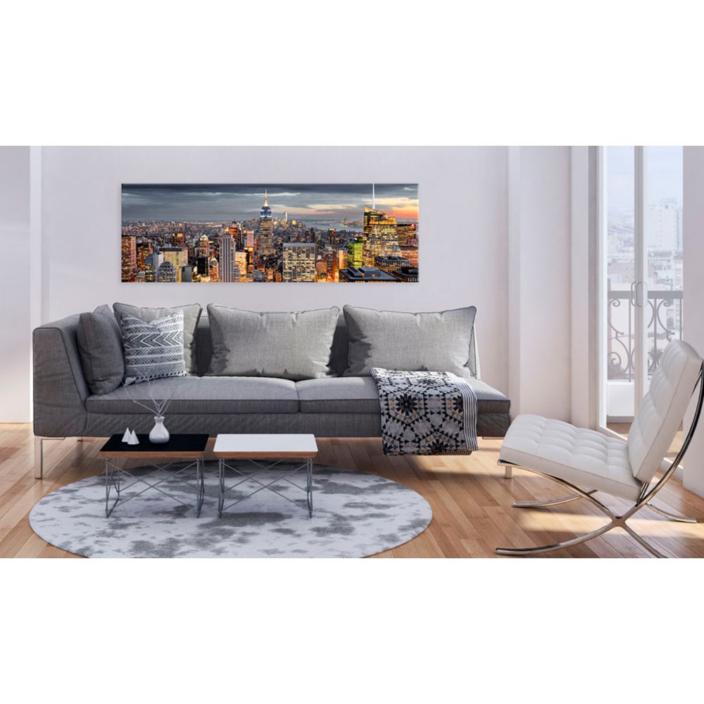 marque generique - 150x50 Tableau New York Villes sublime Sleepless in the City - Tableaux, peintures