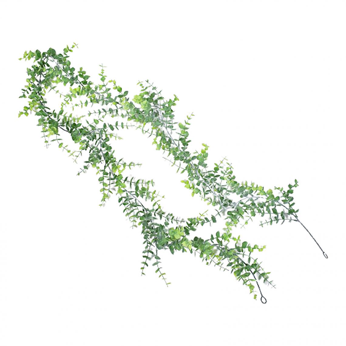 marque generique - Vignes Artificielles De Verdure D'eucalyptus Plante Suspendue Pour Mariage Vert - Plantes et fleurs artificielles