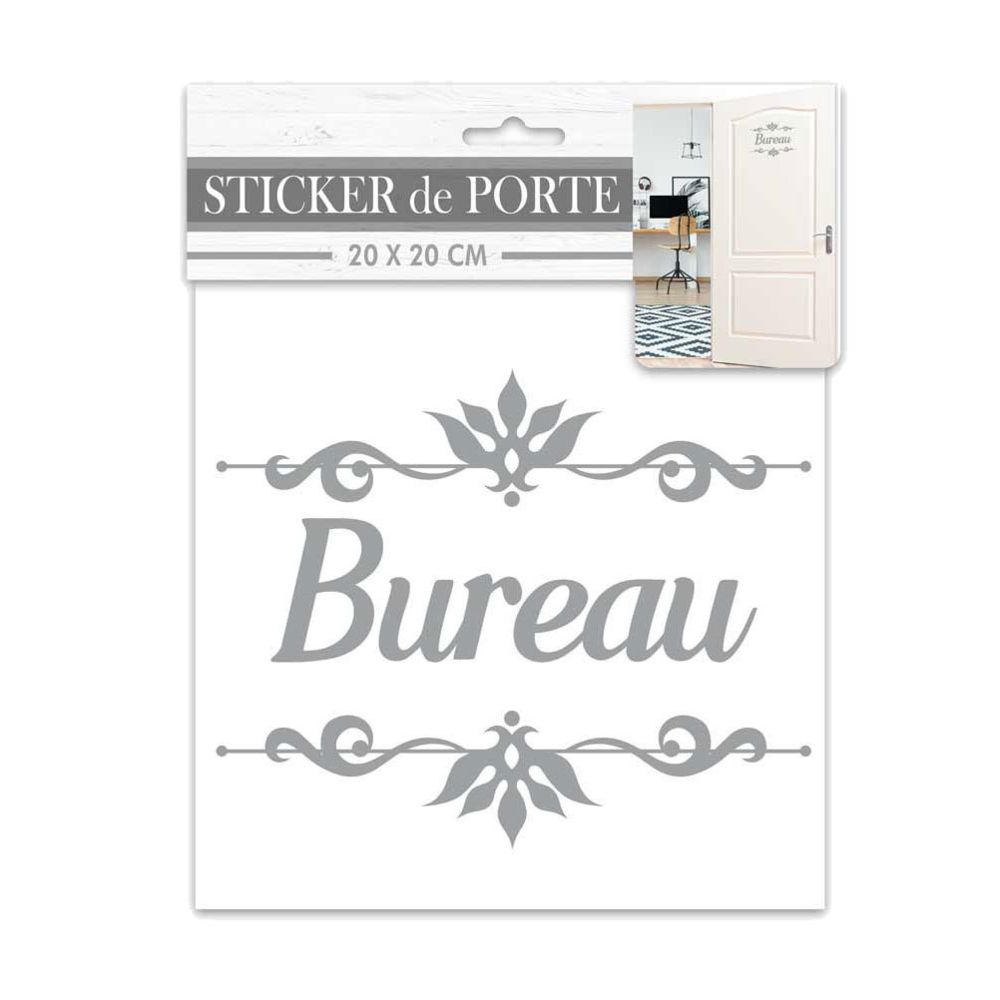 Sudtrading - Sticker décoratif de porte BUREAU - Affiches, posters