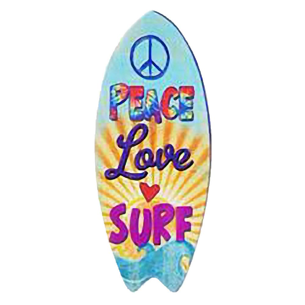 Signe - Planche de surf Peace aimantée 10 cm - Affiches, posters