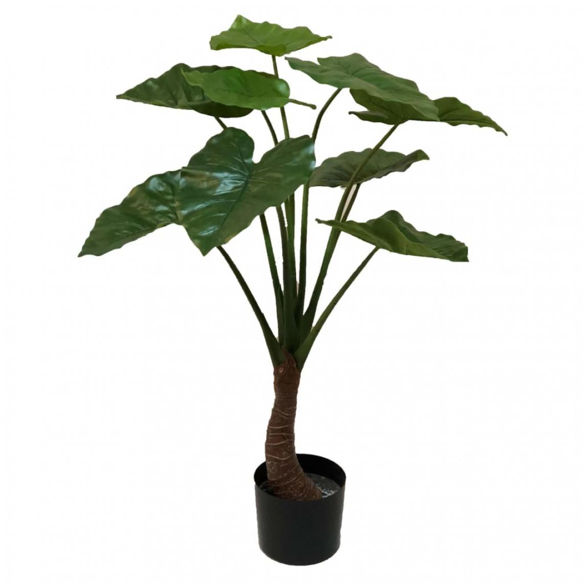 Emerald - Emerald Alocasia artificiel en pot 90 cm - Plantes et fleurs artificielles