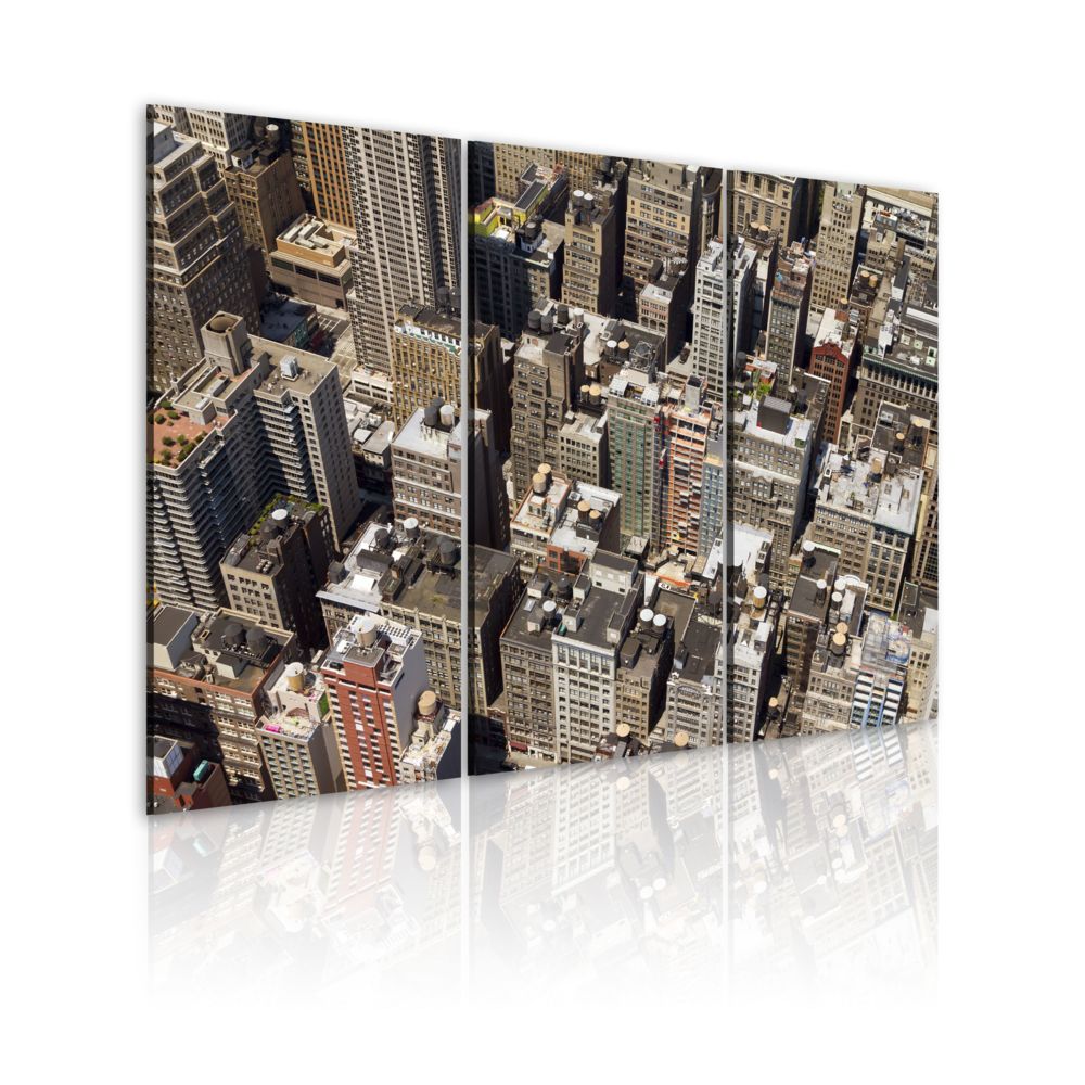 Bimago - Tableau | Gratte | 120x80 | Villes | New York | ciels à New York | - Tableaux, peintures