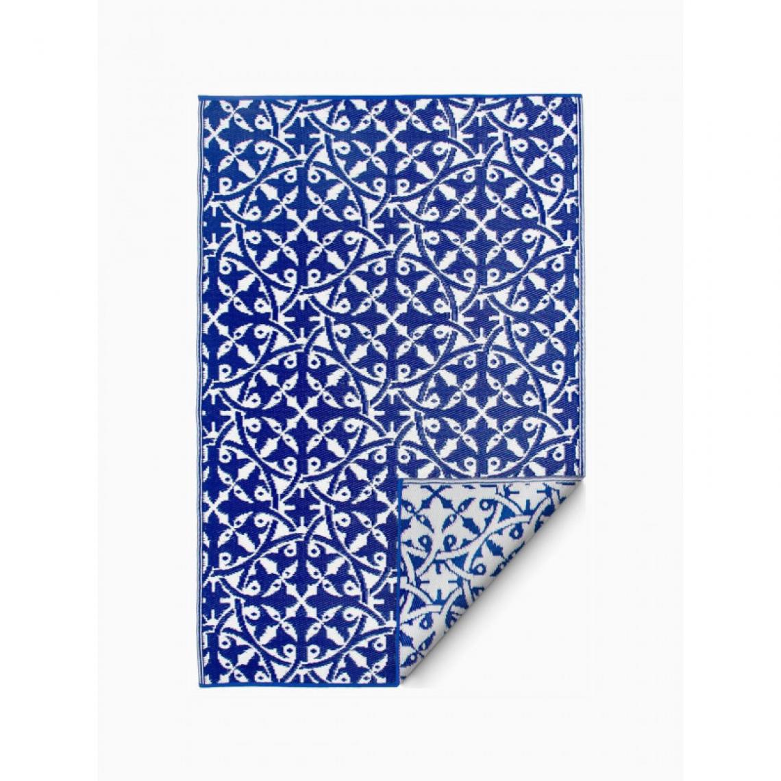Ac-Deco - Tapis San Juan - L 240 x l 300 cm - Bleu foncé - Tapis