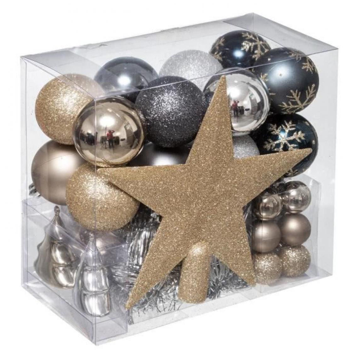 Cstore - CSTORE - Kit 44 pièces de décoration de Noël - Décorations de Noël
