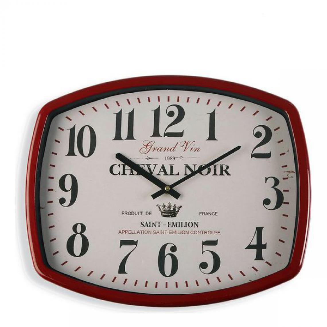 VERSA - Horloge Murale Métal (6 x 33 x 40 cm) - Horloges, pendules