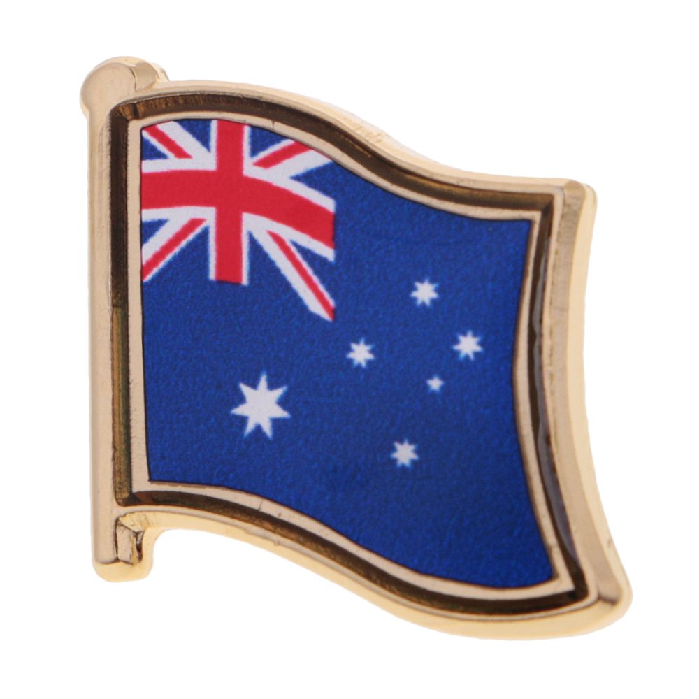 marque generique - Acier australien national drapeau en métal badge pin badge émail pour décalcomanie - Objets déco