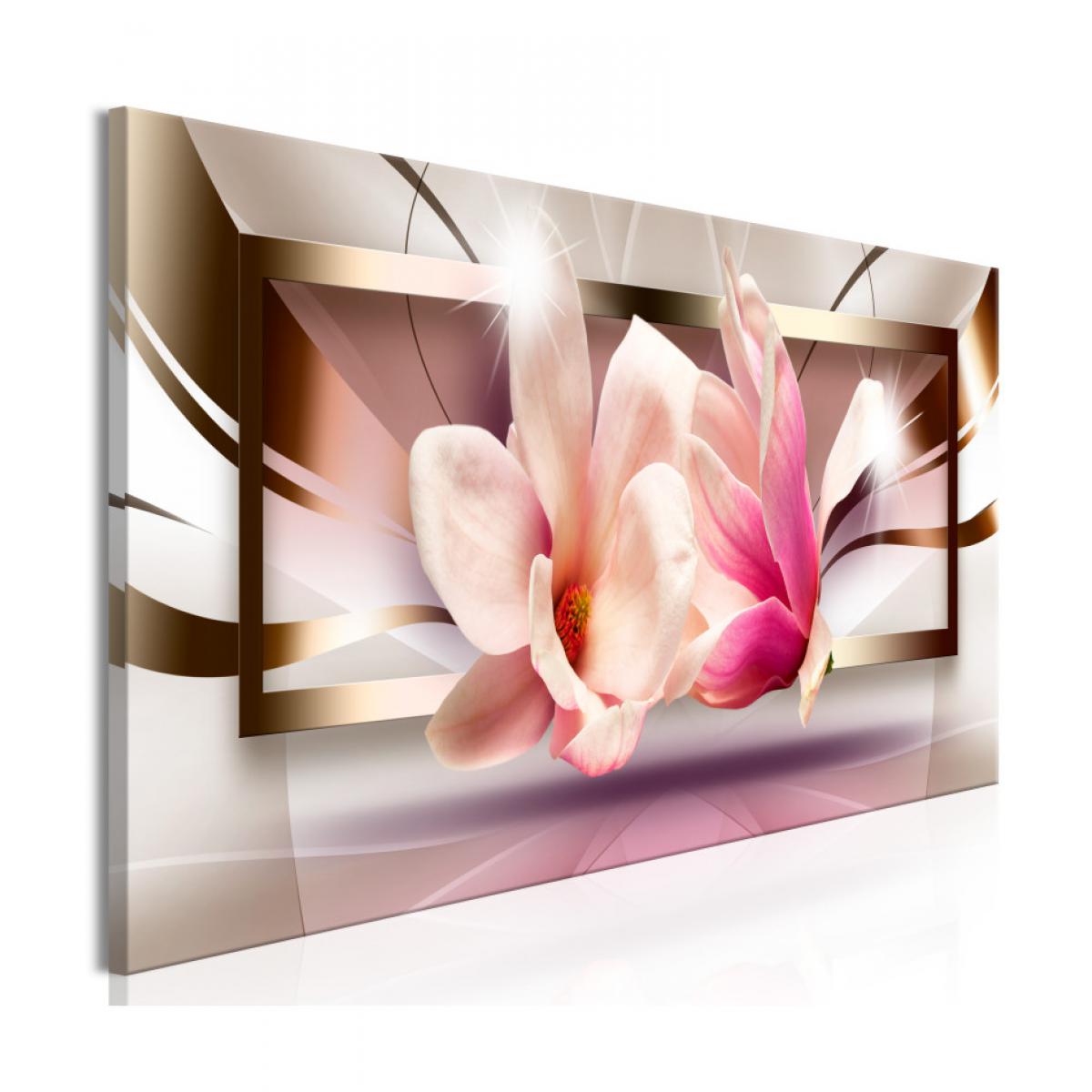 Artgeist - Tableau - Flowers outside the Frame (1 Part) Narrow 150x50 - Tableaux, peintures