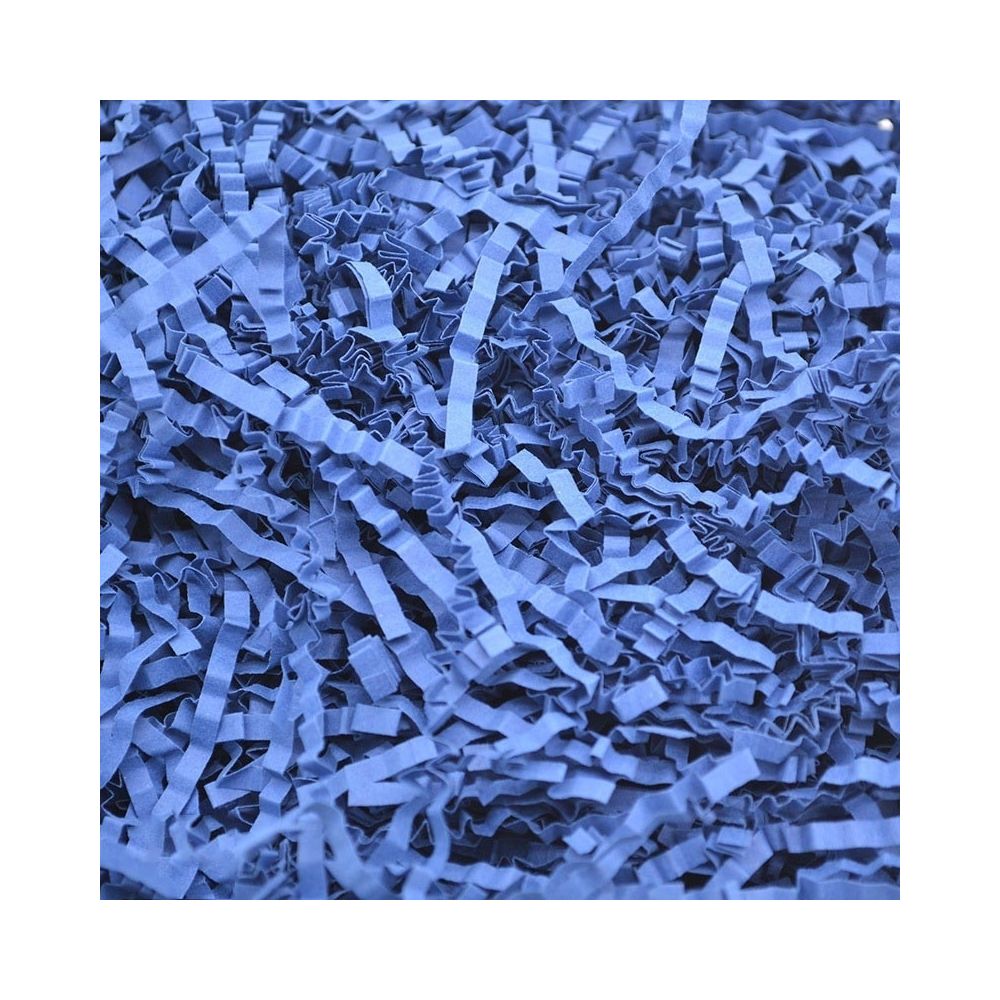 Wewoo - 60g Raffiti Filler Paper Grass déchiqueté froissé Décorations De Mariage Parti Coffret Cadeau Remplissage (Bleu) - Décorations de Noël
