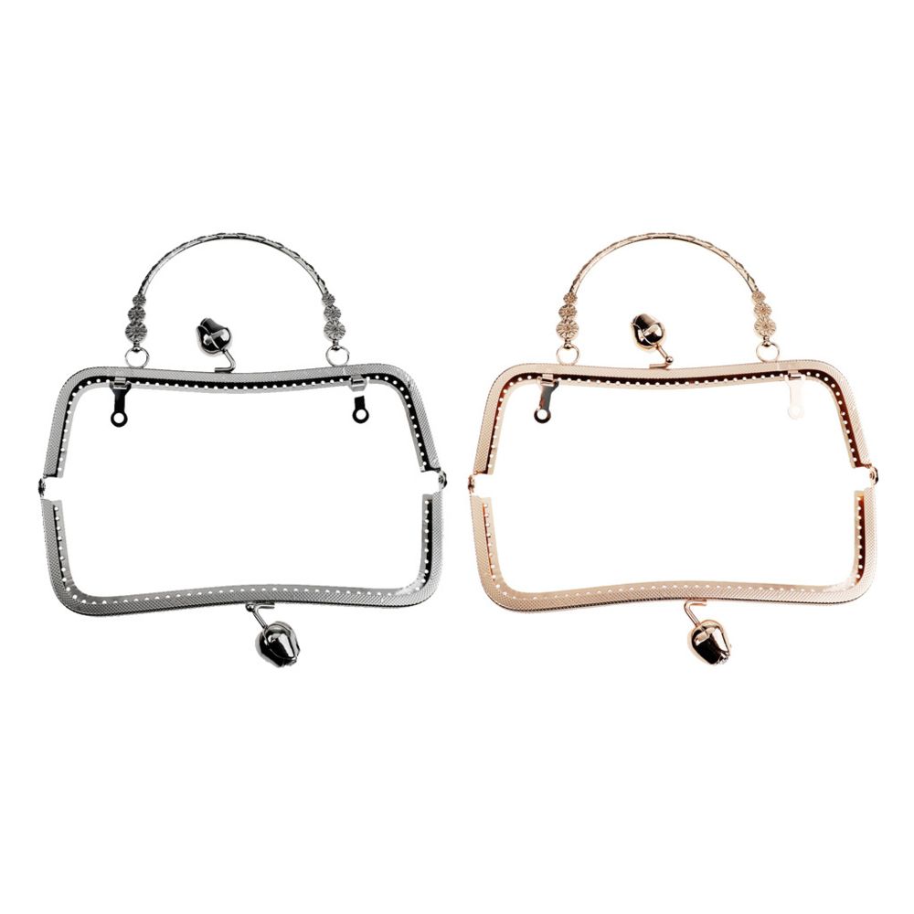 marque generique - cadre de sac à main Fermoir Métal Poignée Couture - Cadres, pêle-mêle