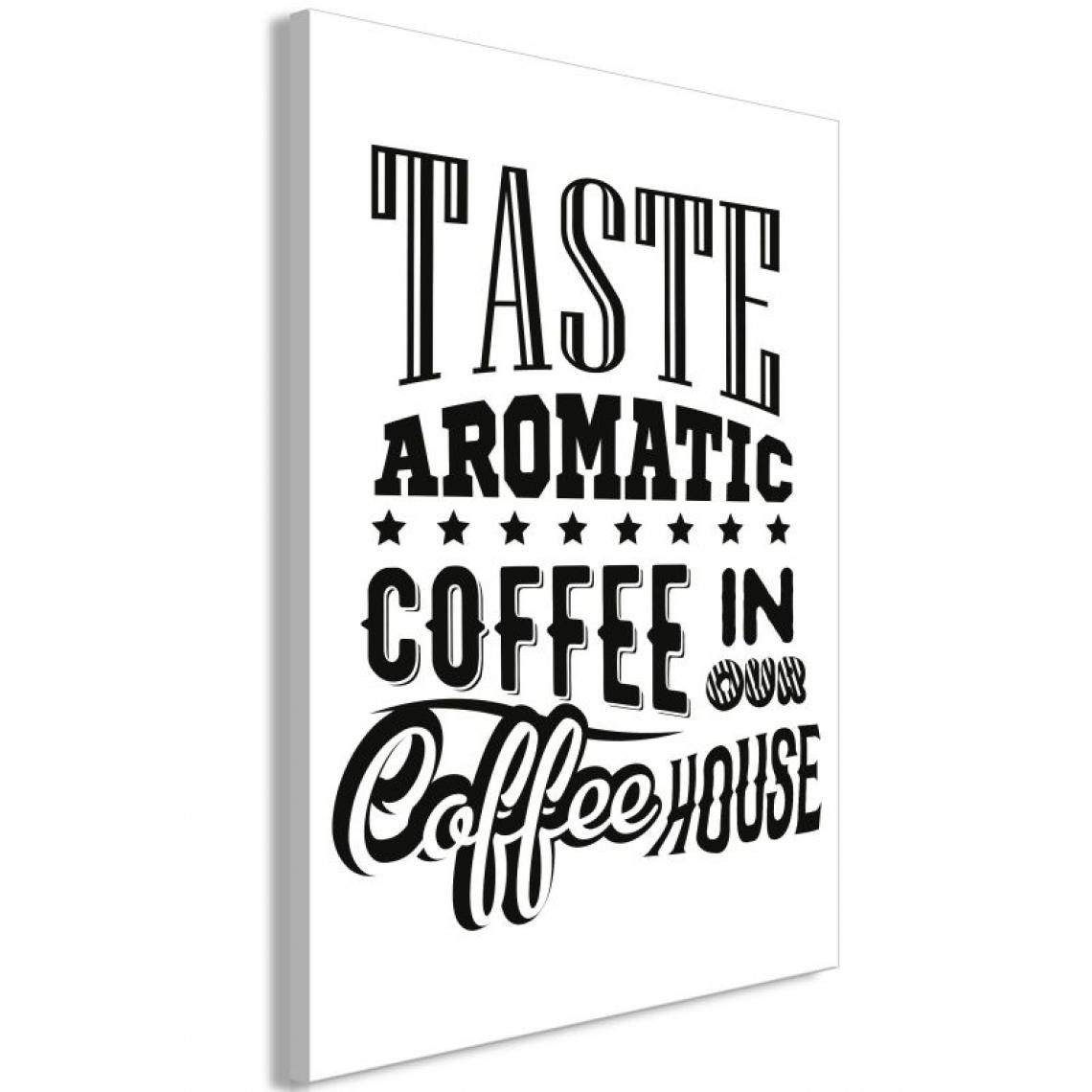Paris Prix - Tableau Taste Aromatic Coffee in Our Coffee House 40 x 60 cm - Tableaux, peintures