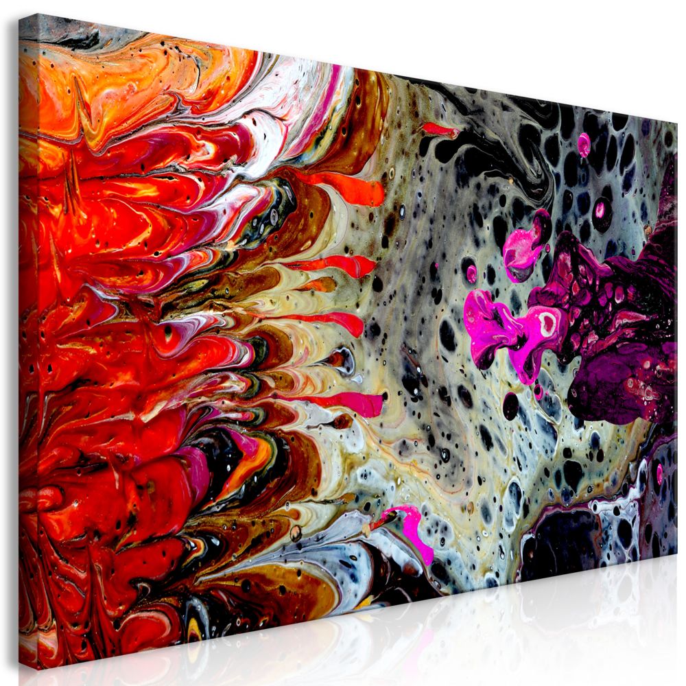 Bimago - Tableau - Paint Fusion (1 Part) Wide - Décoration, image, art | Abstraction | Multicolores | - Tableaux, peintures