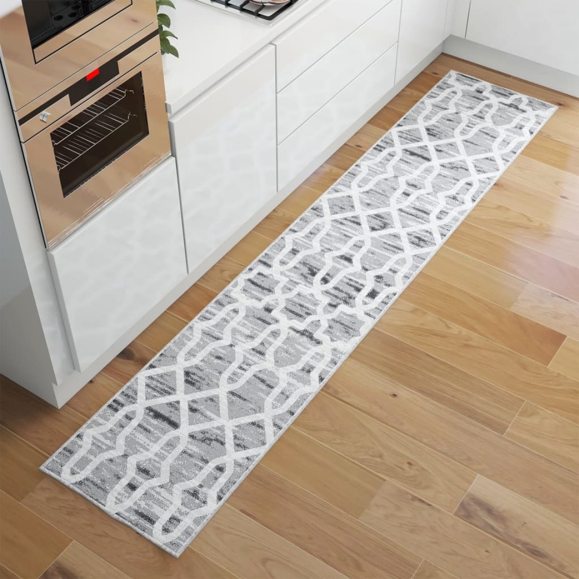 Vidaxl - vidaXL Tapis imprimé de couloir lavable pliable 60x300 cm Polyester - Tapis