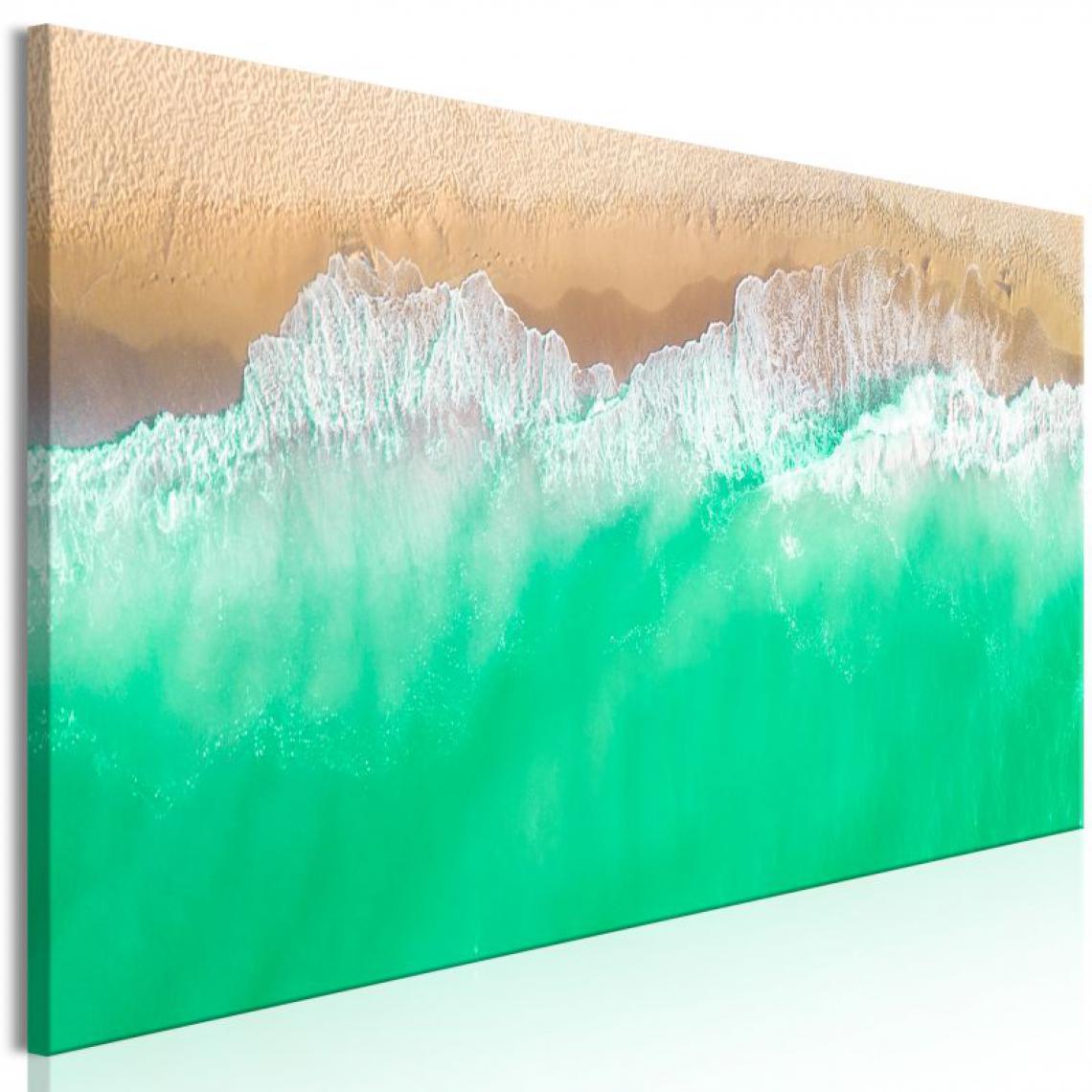 Artgeist - Tableau - Coast (1 Part) Narrow Green .Taille : 120x40 - Tableaux, peintures